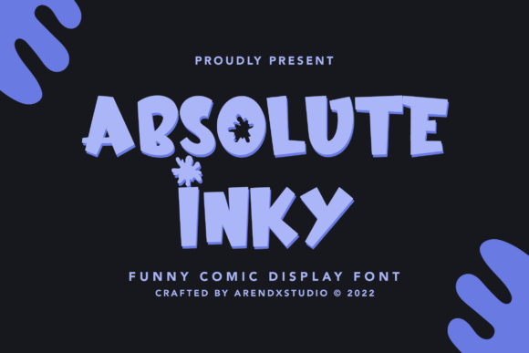 Absolute Inky: The Funny Comic Display Font for Bold Campaigns