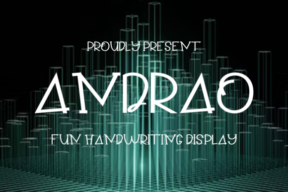 Andrao: A Modern Display Font for Futuristic Branding