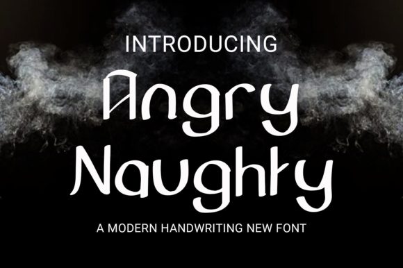 Angry Naughty: A Simple Cool Display Font for Bold Branding