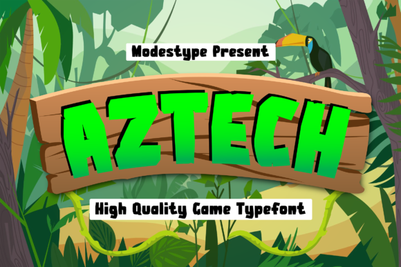 Aztech Font for Fun and Professional Branding