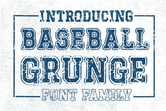 Baseball Grunge Font for Bold Visuals and Brand Impact