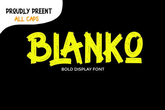 Blanko: The Dramatic Display Font for Scroll-Stopping Campaigns