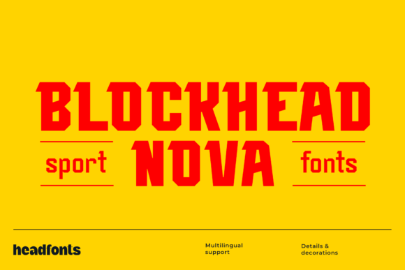 Blockhead Nova: The Ultimate Retro Display Font