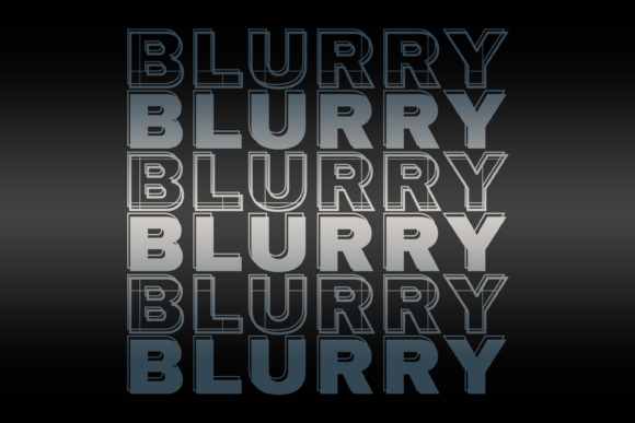 Blurry: The Perfect Display Font for Handmade Creations