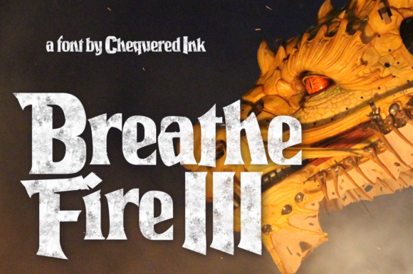 Breathe Fire III: A Magical Display Font for Modern Web Design