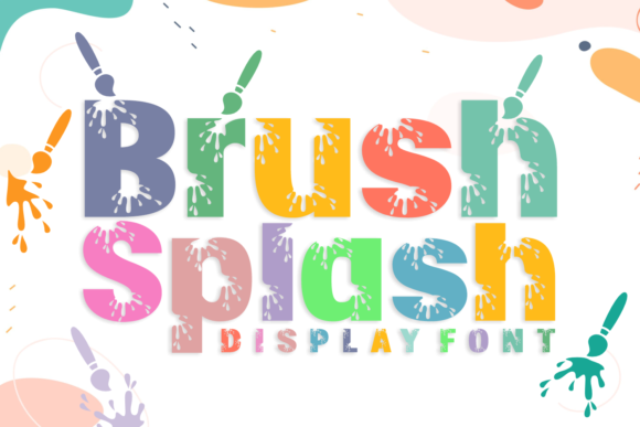 Brush Splash Font: A Playful Display Typeface