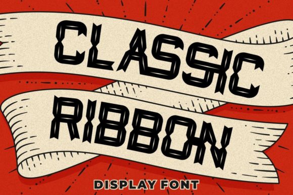 Classic Ribbon: The Perfect Display Typeface for Handmade Brands