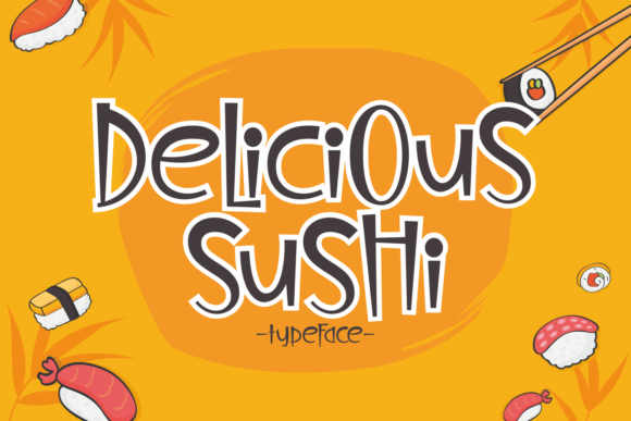 Delicious Sushi Font for Professional Branding and Design