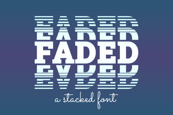 Faded: The Perfect Display Font for Editorial Design