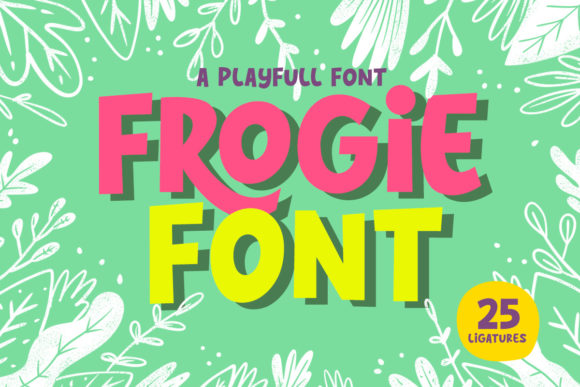 Frogie: A Bold Playful Font for Modern Branding Projects