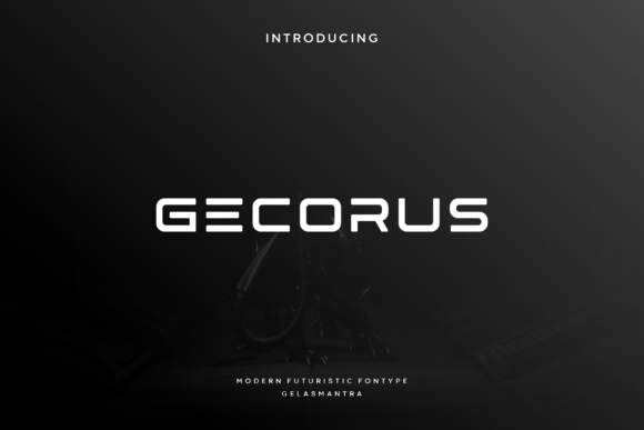 Gecorus: The Futuristic Display Font for Modern Branding