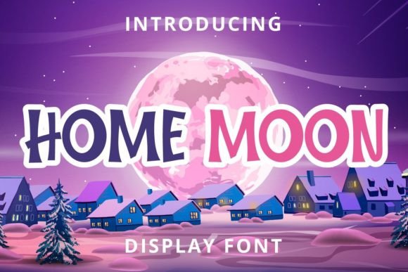 Home Moon Font for Business Branding and Creative Projects