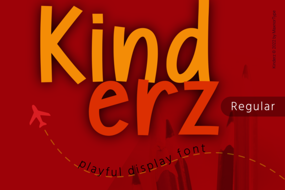 Kinderz: A Clean Display Font for Modern Editorial Design
