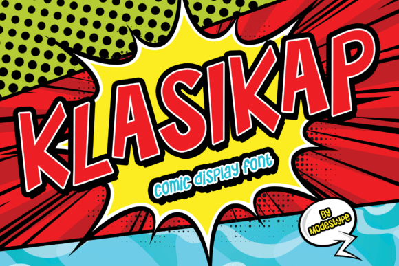Klasikap: A Punchy Display Font for Digital Creativity