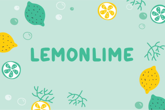 Lemonlime Display Font Review for Creative Branding