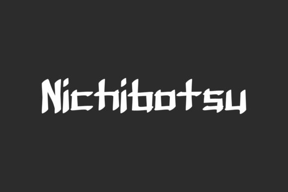 Nichibotsu: A Bold Japanese Display Font for Modern Editorial Design