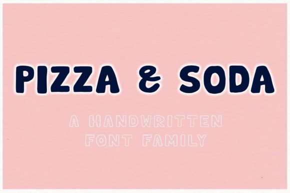 Pizza Soda: The Bold Display Font for Creative Crafters