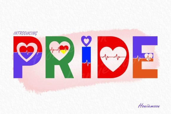Pride Font for Bold and Colorful Campaign Designs