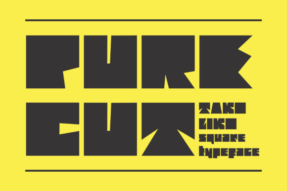 Purecut Font for Bold and Memorable Branding