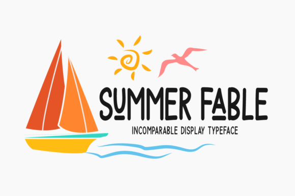 Summer Fable: A Display Font for Editorial Storytelling