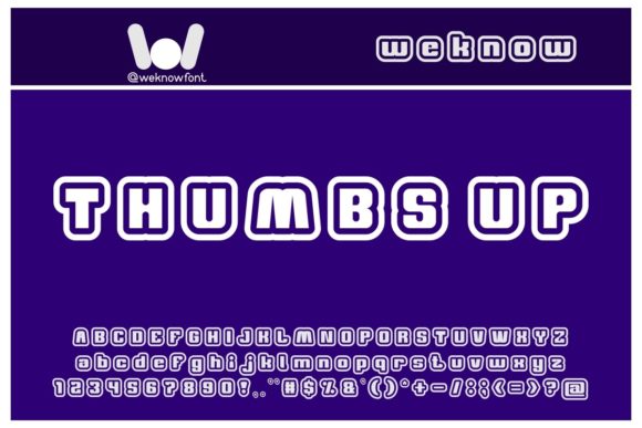 Thumbs Up: The Bold Display Font for Handmade Branding