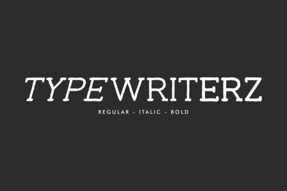 Typewriterz Font: A Vintage Display Font for Creative Projects