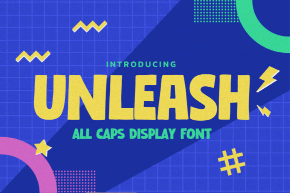Unleash: The All-Caps Display Font for Bold Brand Identity