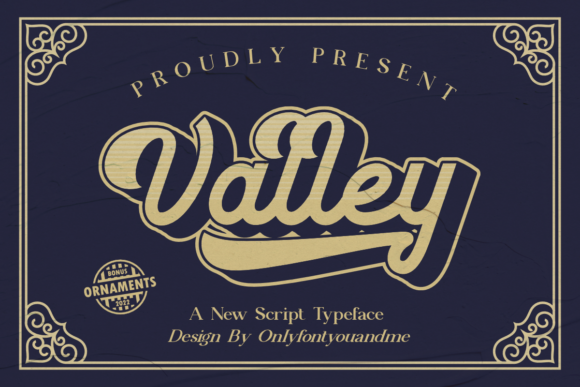 Valley Font for Vintage-Inspired Branding and Digital Campaigns