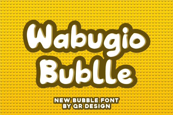 Wabugio Bublle: The Whimsical Display Font for Campaigns