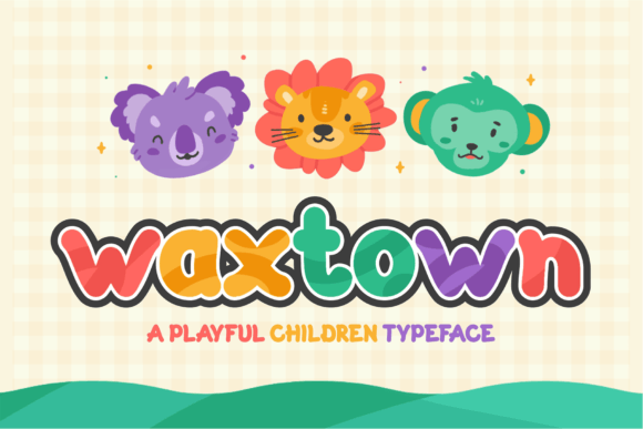 Waxtown: A Playful Display Font for Handmade Creations